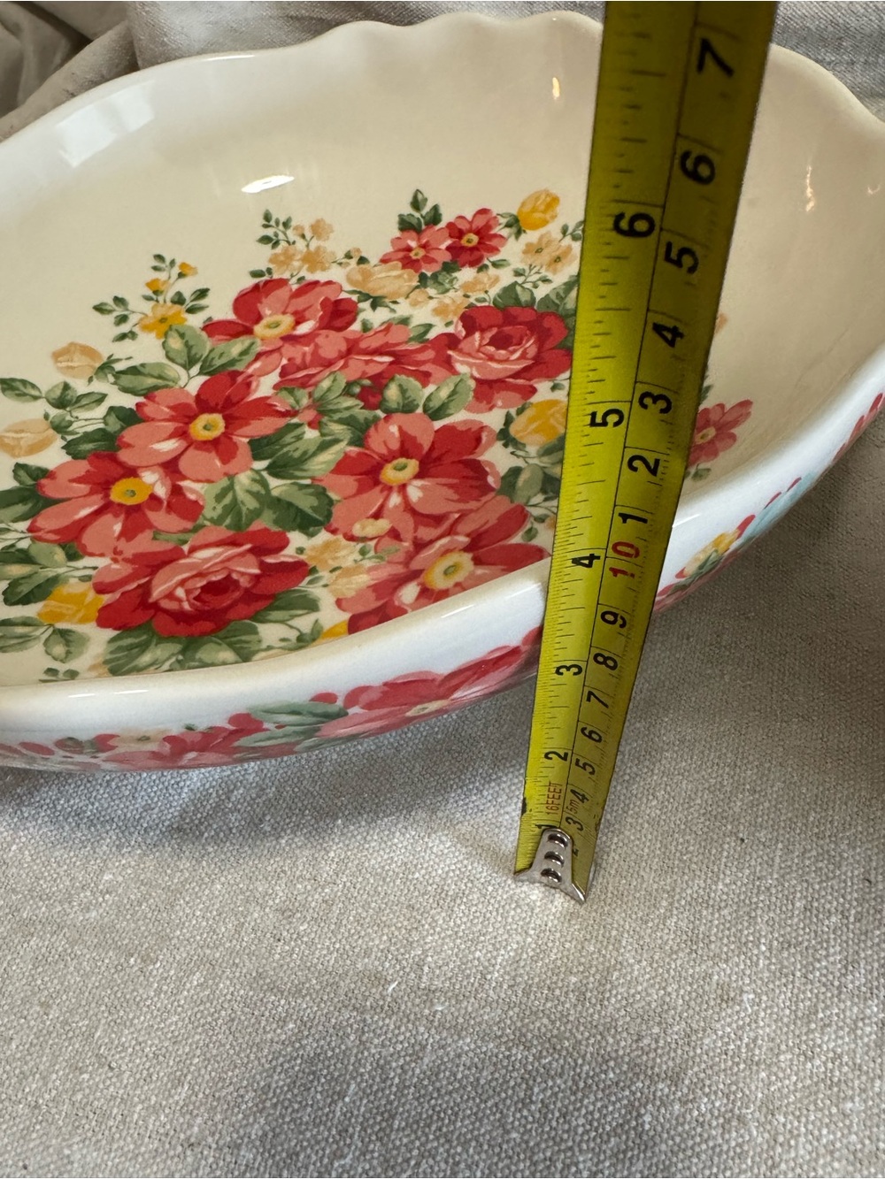 The Pioneer Woman Vintage Floral 5-Piece Pasta Bowl Set - Picture 9 of 9